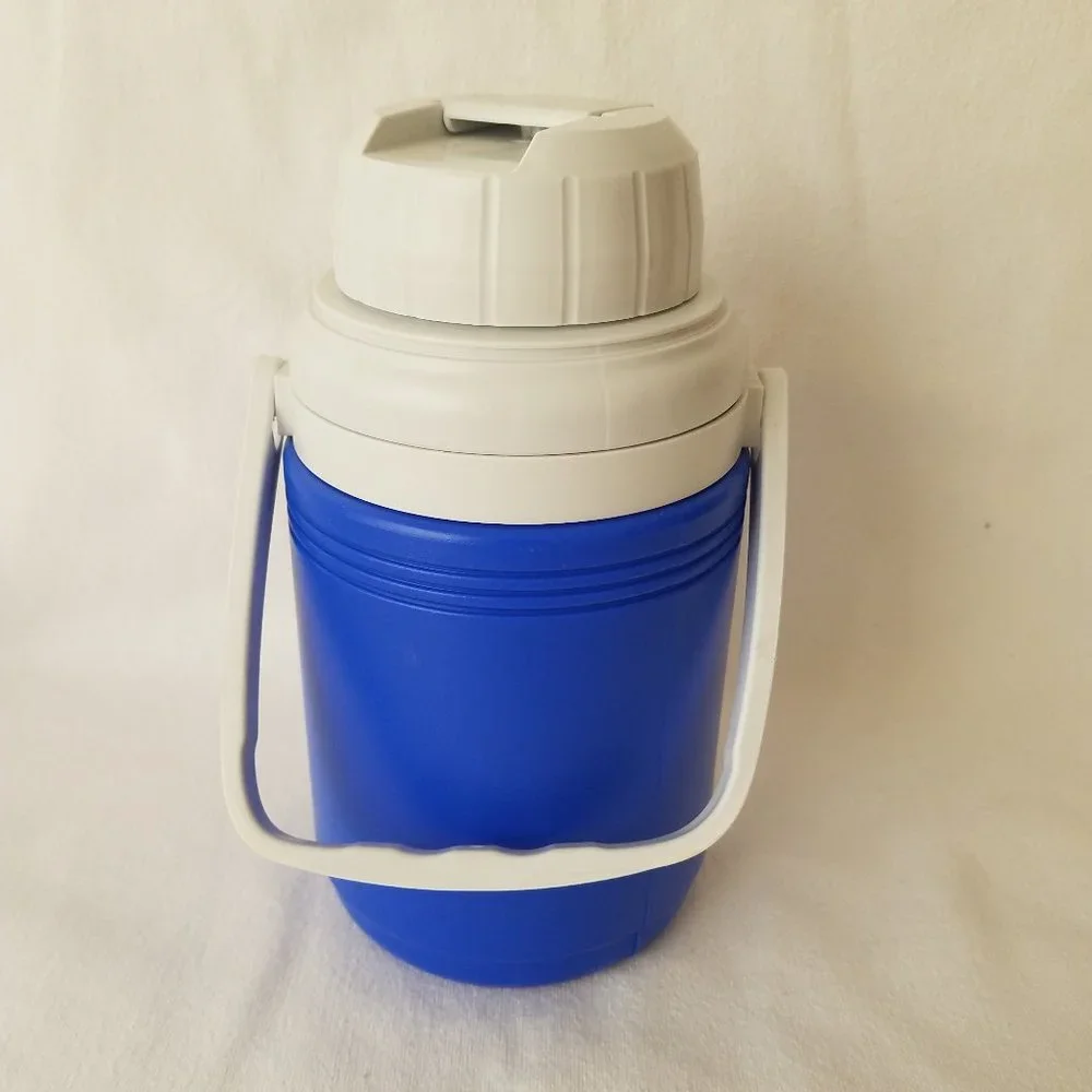 COLEMAN 5542 Jug 1/3 Gallon Blue Water Cooler Travel Camping Spout Made In USA